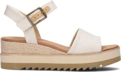 Toms Diana Sandalen - Met Sleehak - Dames - Beige - Maat 38,5