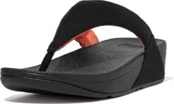 FitFlop Lulu Toe Post - Water-Resistant ZWART - Maat 40
