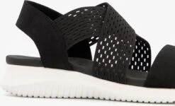 Skechers Ultra Flex Neon Star Dames Sandalen - Zwart - Maat 41 -Skechers Verkoopwinkel 1200x729 1