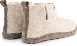 Travelin' Stay-Home Dames Hoge Sloffen - Wollen Pantoffels - Suede Zool - Zand Beige - Maat 39 -Skechers Verkoopwinkel 1200x729 3