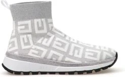 Guess Zyla Dames Sneakers - White Silver - Maat 38