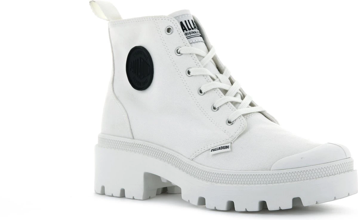 Palladium Pallabase Wit Canvas - Dames - Maat 39 6 Palladium Pallabase Wit Canvas - Dames - Maat 39 - Afbeelding 6