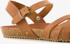 Hush Puppies Leren Dames Bio Sandalen - Cognac - Maat 39 -Skechers Verkoopwinkel 1200x746