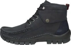Wolky Veterschoenen Jump Blauw Nubuck -Skechers Verkoopwinkel 1200x757 2