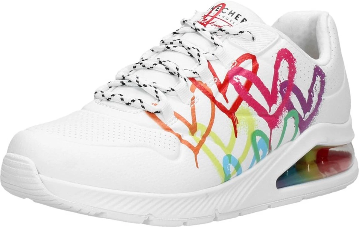 Skechers Uno 2 Floating Love Sneakers Wit - Dames - Maat 41 14 Skechers Uno 2 Floating Love Sneakers Wit - Dames - Maat 41 - Afbeelding 14