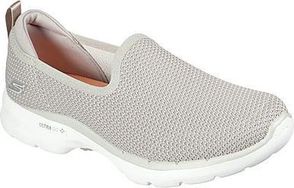 Skechers Go Walk 6 Dames Instapschoen - Beige - Maat 38 13 Skechers Go Walk 6 Dames Instapschoen - Beige - Maat 38 - Afbeelding 13