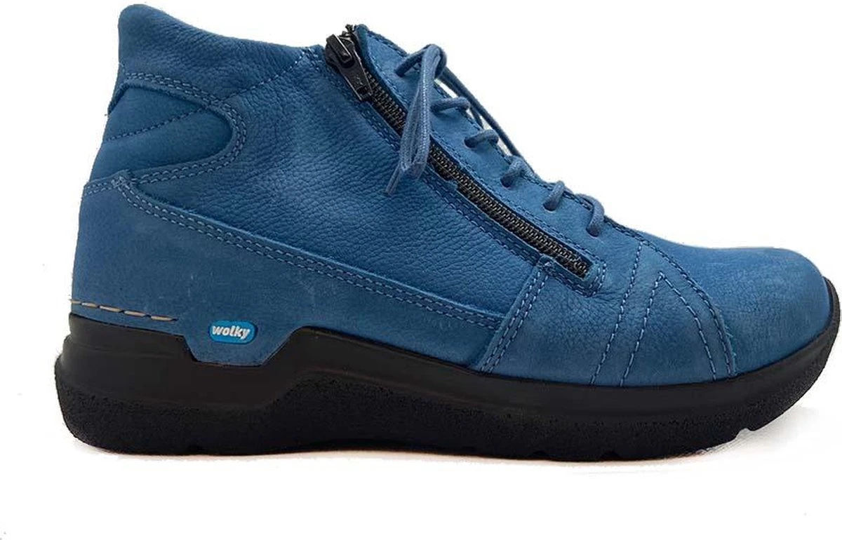 Wolky Veterschoenen Why Atlantisch Blauw Nubuck 18 Wolky Veterschoenen Why Atlantisch Blauw Nubuck - Afbeelding 18