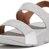 FitFlop Lulu Sandal - Geo Glitz ZILVER - Maat 38 -Skechers Verkoopwinkel 1200x788
