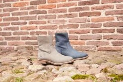 Travelin' Lessay Nubuck - Leren Dames Enkellaars - Blauw Leer - Maat 36 -Skechers Verkoopwinkel 1200x800 5
