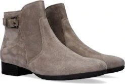 Gabor 714 Enkellaarsjes - Enkelboots Met Rits - Dames - Taupe - Maat 39