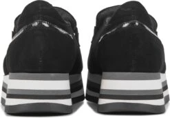 Softwaves Instappers Dames - Instapschoenen / Damesschoenen - Suède - 7.78.50 - Zwart - Maat 38.5 -Skechers Verkoopwinkel 1200x833