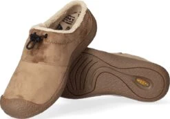 Keen Howser III Slide Dames Slip-On Dark Earth Velour | Bruin | Gerecyclede PET Flessen | Maat 39 | K1026649 -Skechers Verkoopwinkel 1200x837