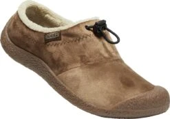 Keen Howser III Slide Dames Slip-On Dark Earth Velour | Bruin | Gerecyclede PET Flessen | Maat 39 | K1026649 -Skechers Verkoopwinkel 1200x845