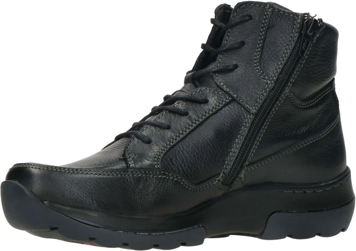 Wolky Veterschoenen Raf Zwart Leer 9 Wolky Veterschoenen Raf Zwart Leer - Afbeelding 9