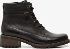 Hush Puppies Leren Dames Veterlaarsjes - Zwart - Maat 38 -Skechers Verkoopwinkel 1200x847 1