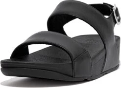 FitFlop Lulu Sandal - Leather ZWART - Maat 41