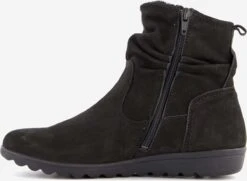 Hush Puppies Gevoerde Suede Dames Enkellaarsjes - Zwart - Maat 38 - Echt Leer - Uitneembare Zool -Skechers Verkoopwinkel 1200x881 1