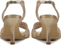 Lina Locchi Sandalen Dames / Damesschoenen - Leer - Naaldhak Hoogte 7 Cm - L1252 - Goud - Maat 36 -Skechers Verkoopwinkel 1200x881 3