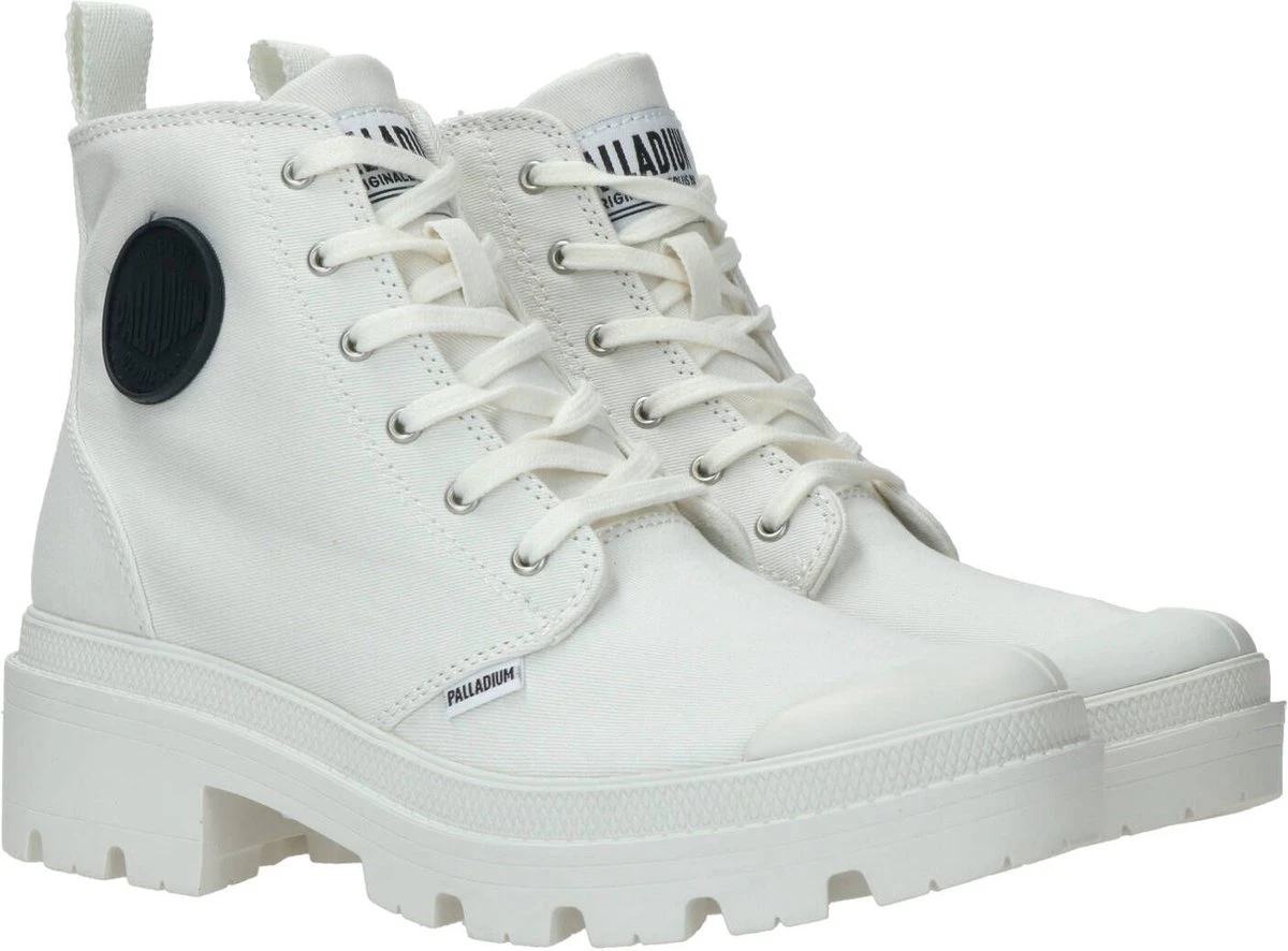Palladium Pallabase Wit Canvas - Dames - Maat 39 14 Palladium Pallabase Wit Canvas - Dames - Maat 39 - Afbeelding 14