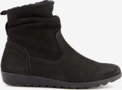 Hush Puppies Gevoerde Suede Dames Enkellaarsjes - Zwart - Maat 38 - Echt Leer - Uitneembare Zool -Skechers Verkoopwinkel 1200x889