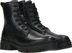 Tamaris Veterboots Zwart Leer 172102 - Maat 40 -Skechers Verkoopwinkel 1200x890