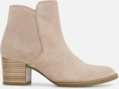 Gabor Enkellaarsjes Taupe Suede - Dames - Maat 42.5