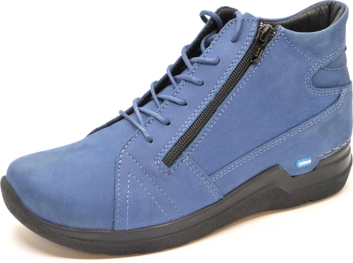 Wolky Veterschoenen Why Atlantisch Blauw Nubuck 8 Wolky Veterschoenen Why Atlantisch Blauw Nubuck - Afbeelding 8