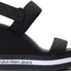 Calvin Klein Wedge Sandal Sling Sandalen - Met Sleehak - Dames - Zwart - Maat 39 -Skechers Verkoopwinkel 1200x898 1