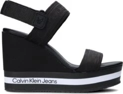 Calvin Klein Wedge Sandal Sling Sandalen - Met Sleehak - Dames - Zwart - Maat 39 -Skechers Verkoopwinkel 1200x911 3