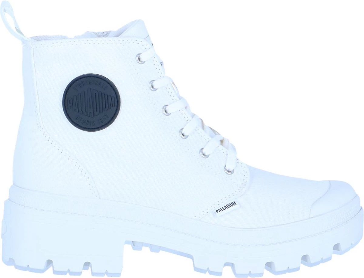 Palladium Pallabase Wit Canvas - Dames - Maat 39 2 Palladium Pallabase Wit Canvas - Dames - Maat 39 - Afbeelding 2