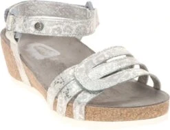 Wolky Sandalen Pacific Zilver Slangen Print Leer -Skechers Verkoopwinkel 1200x919