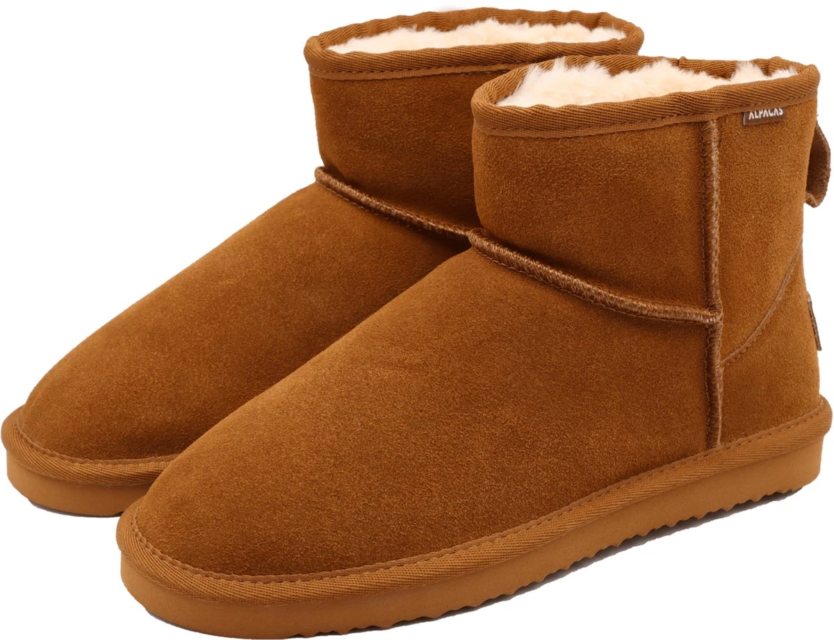 Alpacas Classic Gevoerde Dames Laarzen - Chestnut - Maat 41 2 Alpacas Classic Gevoerde Dames Laarzen - Chestnut - Maat 41 - Afbeelding 2