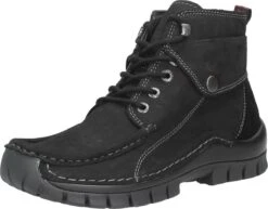 Wolky Veterschoenen Jump Zwart Nubuck -Skechers Verkoopwinkel 1200x940 1