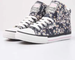 British Knights DEE Dames Sneakers Hoog - Donker Blauw - Maat 37