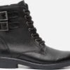 Feyn Veterboots Zwart Leer 172510 - Dames - Maat 40 -Skechers Verkoopwinkel 1200x961 1