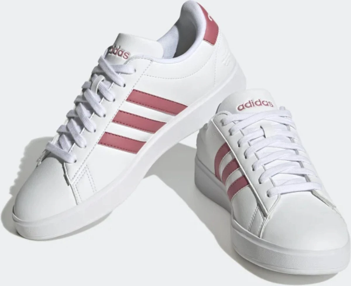 Adidas Grand Court 2.0 Sneakers Dames Wit 4 Adidas Grand Court 2.0 Sneakers Dames Wit - Afbeelding 4