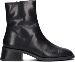 Vagabond Shoemakers Blanca Enkellaarsjes - Enkelboots Met Rits - Dames - Zwart - Maat 39