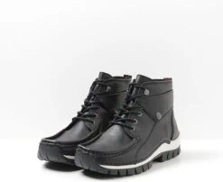 Wolky Veterschoenen Jump Zwart/wit Leer -Skechers Verkoopwinkel 1200x981 5