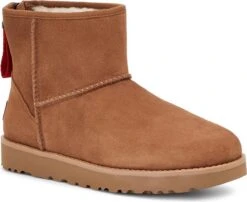 UGG W Classic Mini Logo Zip Vachtlaarzen - Warme Laarzen - Dames - Camel - Maat 41 -Skechers Verkoopwinkel 1200x982 2