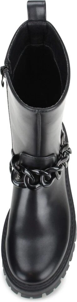 POSH By Poelman LINA Dames Enkel Laarzen Met Ketting - Zwart- Maat 38 -Skechers Verkoopwinkel 307x1200