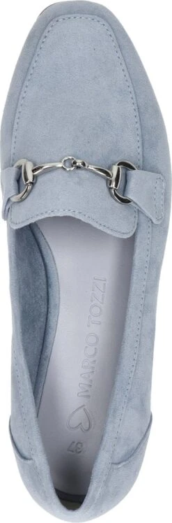 Marco Tozzi Dames Loafer - Licht Blauw - Maat 39