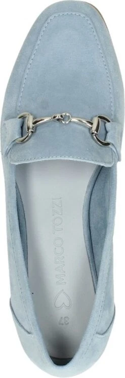 Marco Tozzi Dames Loafer - Licht Blauw - Maat 39 -Skechers Verkoopwinkel 397x1200 1