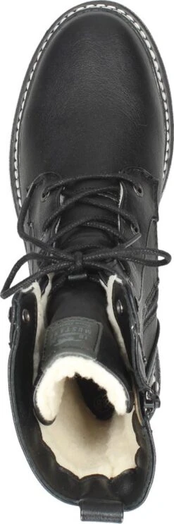 Mustang Veterschoenen Hoog Veterschoenen Hoog - Zwart - Maat 40 -Skechers Verkoopwinkel 399x1200 5