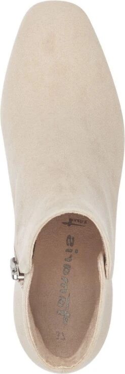 Tamaris Enkellaarsjes Beige Textiel - Dames - Maat 40 -Skechers Verkoopwinkel 401x1200
