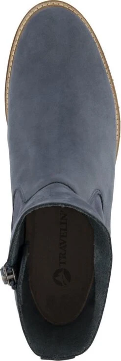 Travelin' Lessay Nubuck - Leren Dames Enkellaars - Blauw Leer - Maat 36 -Skechers Verkoopwinkel 403x1200 1