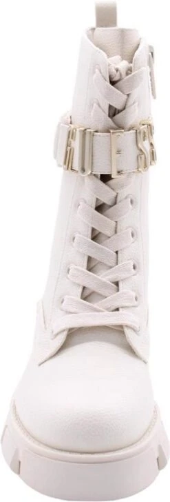 Guess Madox Veterboots - Laarzen Met Veters - Dames - Wit - Maat 40 -Skechers Verkoopwinkel 407x1200 4