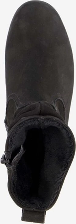 Hush Puppies Gevoerde Suede Dames Enkellaarsjes - Zwart - Maat 38 - Echt Leer - Uitneembare Zool -Skechers Verkoopwinkel 408x1200 6