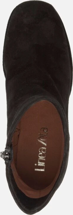 Linea Zeta Linea Zeta Enkellaarsjes Zwart Suede 192604 - Maat 37 -Skechers Verkoopwinkel 408x1200 7