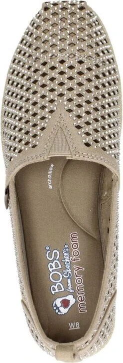 Skechers BOBS Highlights 2.0 City Sparkle Espadrilles Taupe - Maat 37 -Skechers Verkoopwinkel 409x1200 1