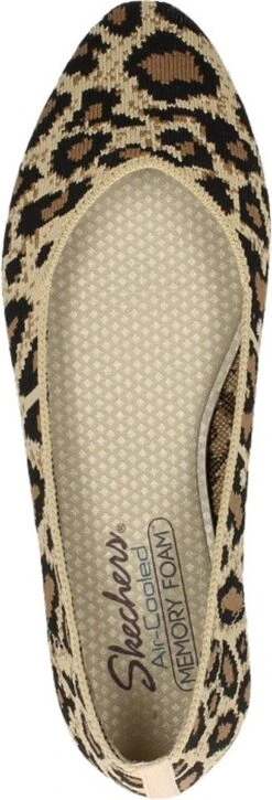 Skechers Cleo Claw Some Ballerina's Luipaard - Maat 40 -Skechers Verkoopwinkel 409x1200